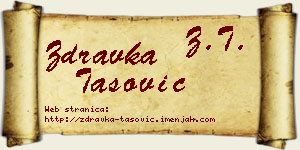 Zdravka Tašović vizit kartica